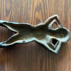 Antique Vintage Cast Iron Boot Jack 1910 Naughty Nellie
